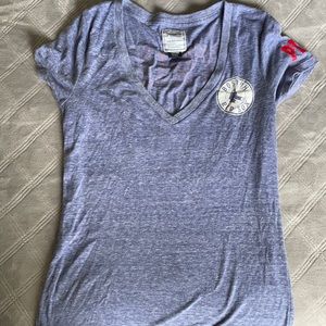 Red Sox pink v neck t shirt OBO